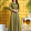 Soft Handloom  ethnic Gown